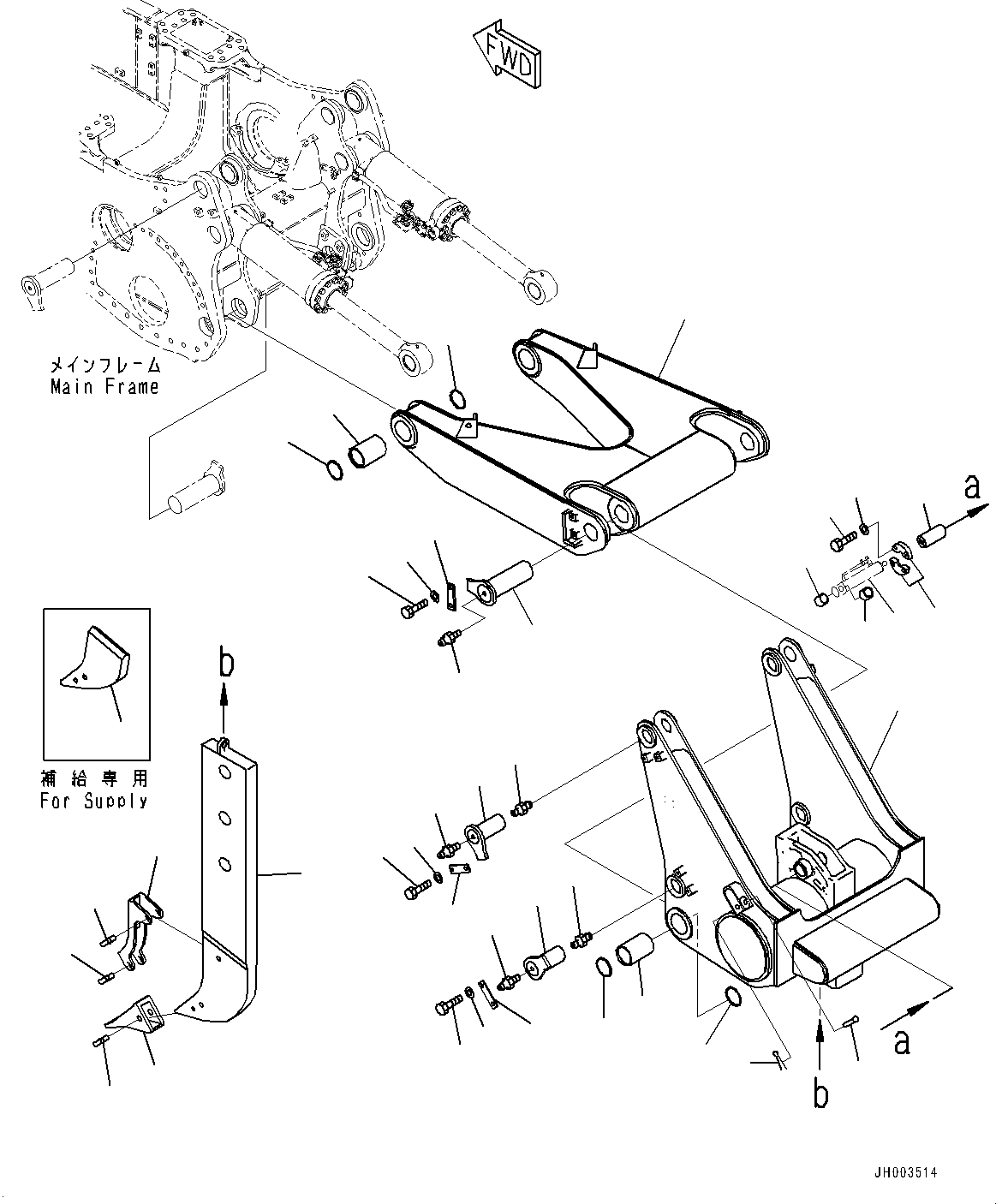 Beam 195-79-51133 KOMATSU