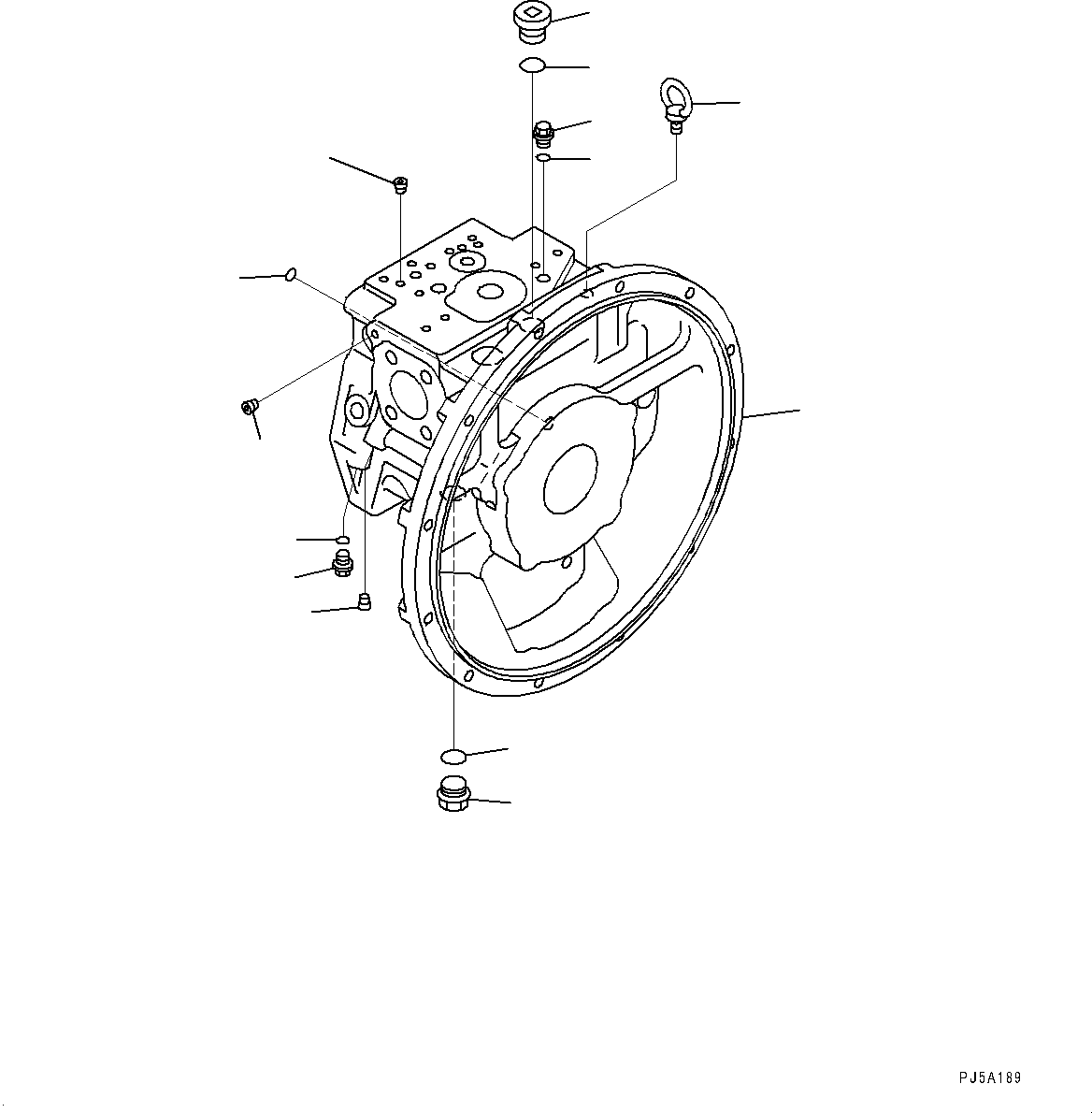 Hydraulic Pump 708-2L-00270 KOMATSU