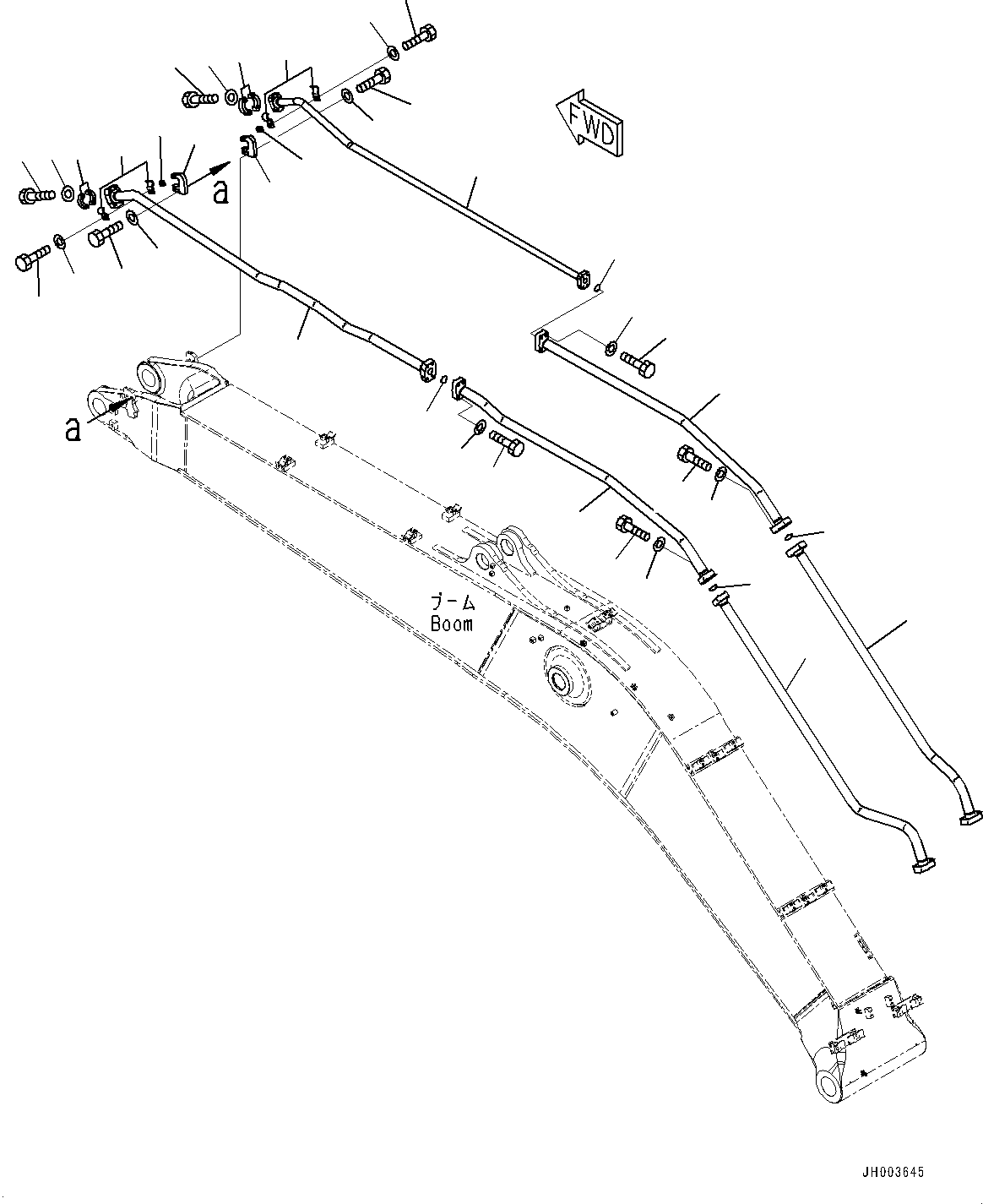Трубка 208-970-7490 KOMATSU