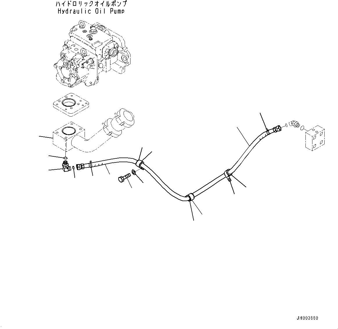 Шланг в сборе 195-60-52621 KOMATSU
