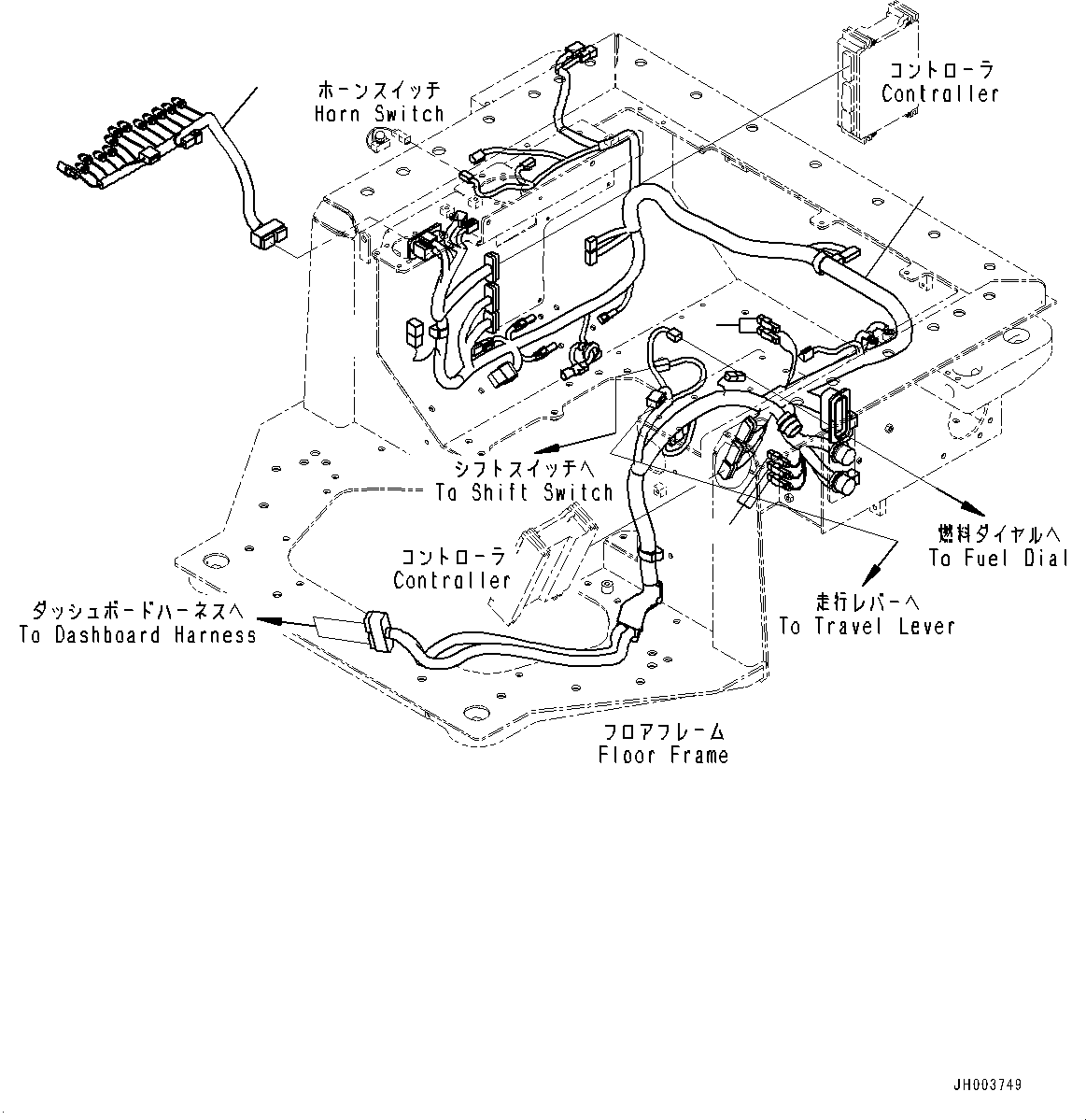 Жгут проводов 17A-06-42610 KOMATSU
