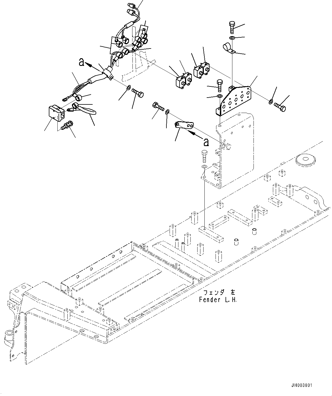 Жгут проводов 195-06-55280 KOMATSU