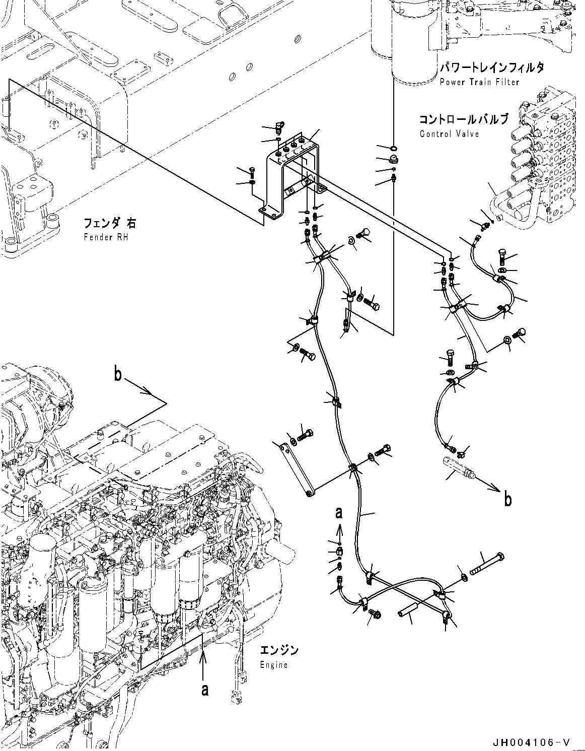 Шланг в сборе 195-49-14711 KOMATSU
