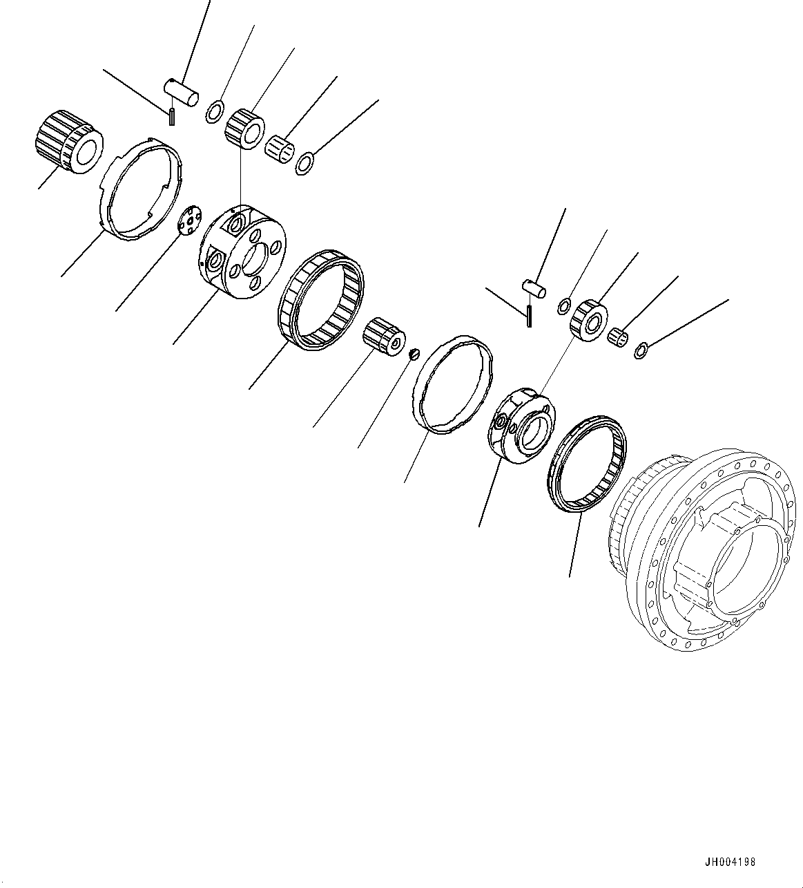 Упорное кольцо 209-27-71411 KOMATSU