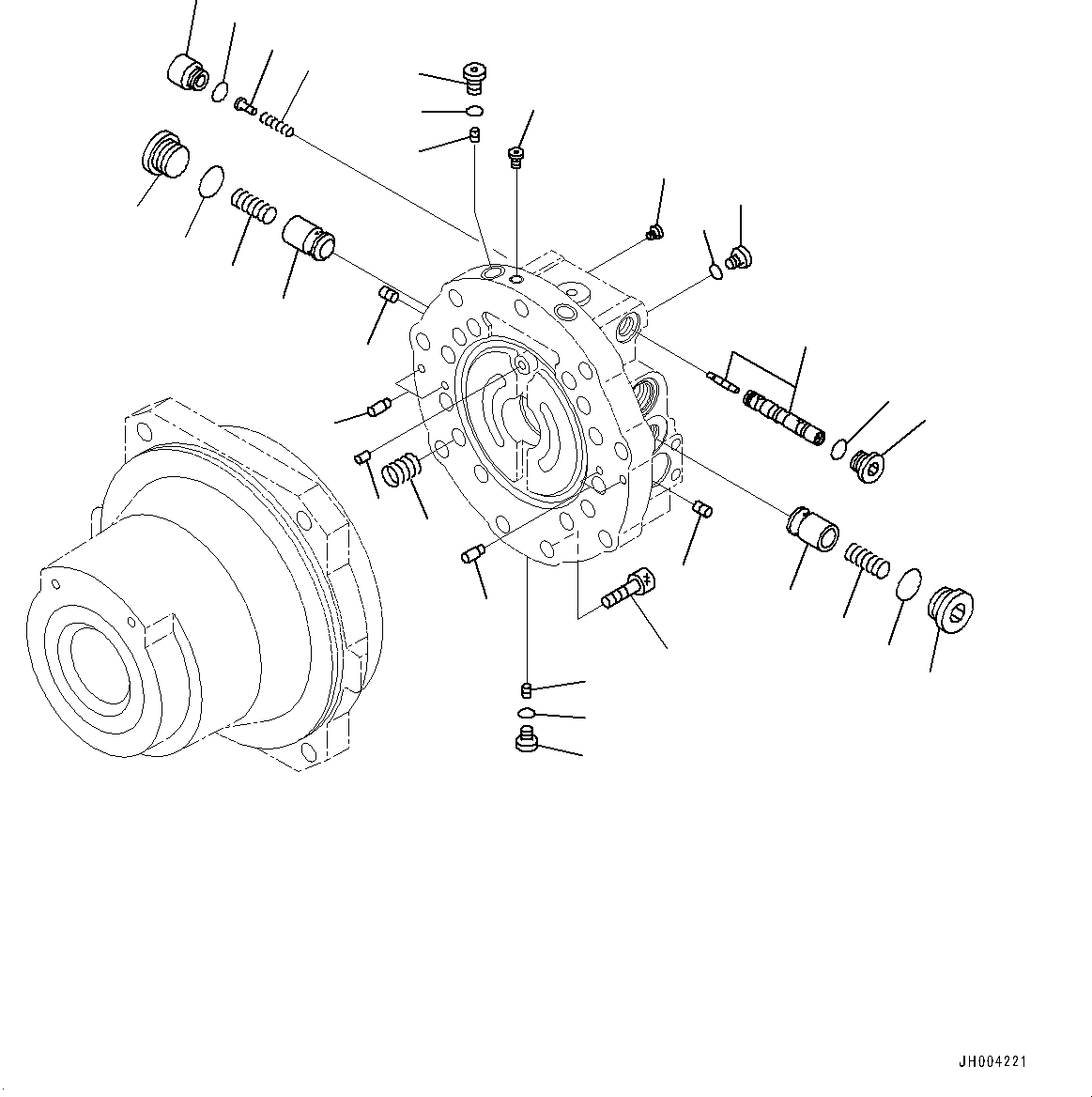 Палец KM20461-70802 KOMATSU