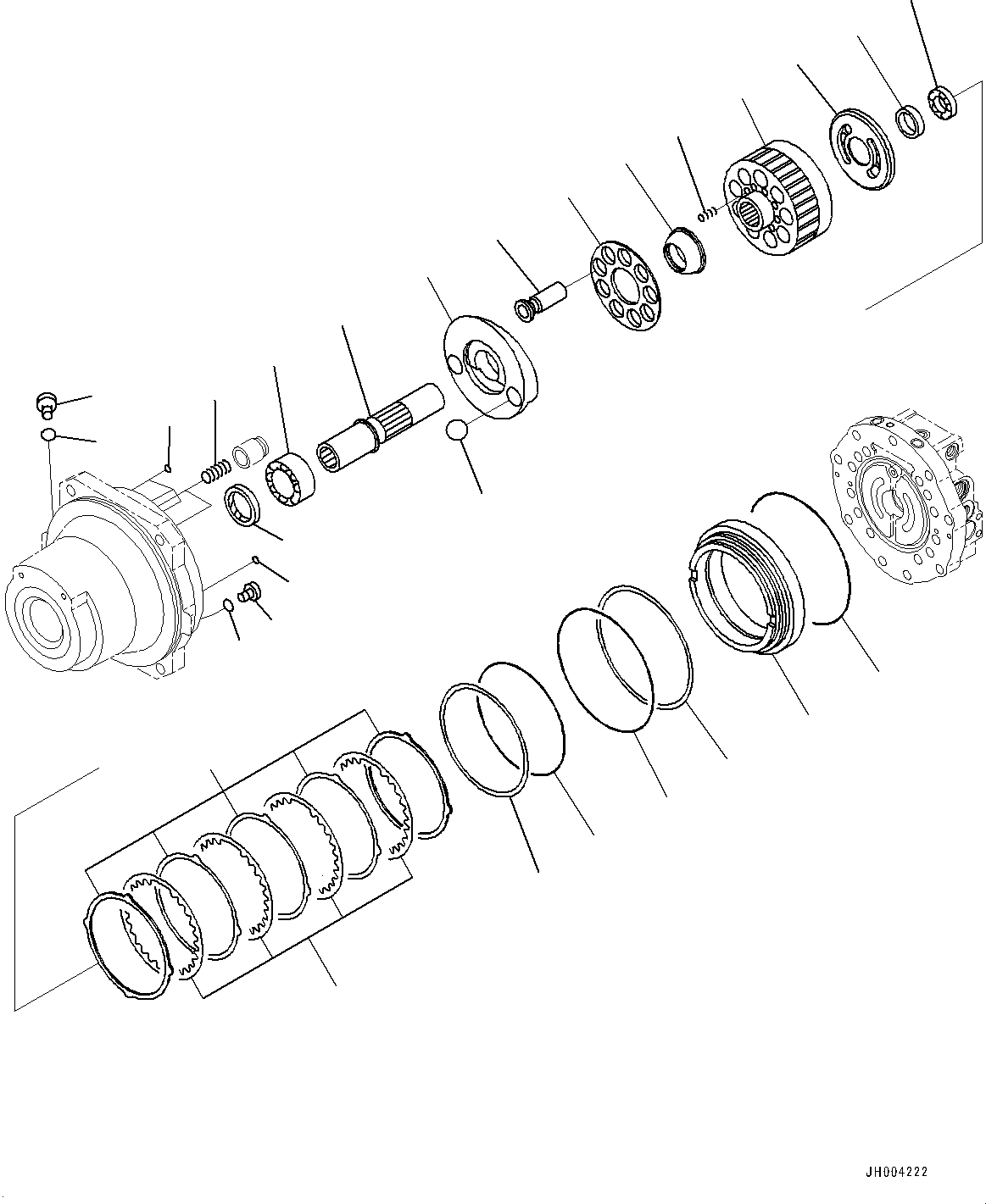 Plate, Friction KBB0441-96007 KOMATSU