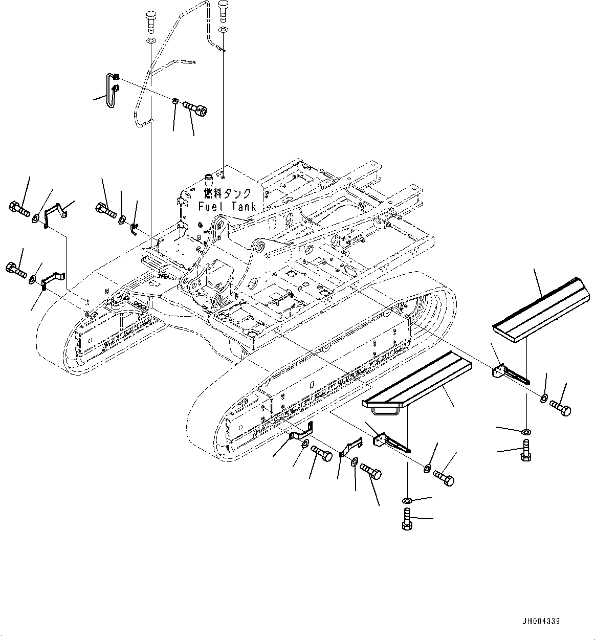 Подножка 208-54-87261 KOMATSU