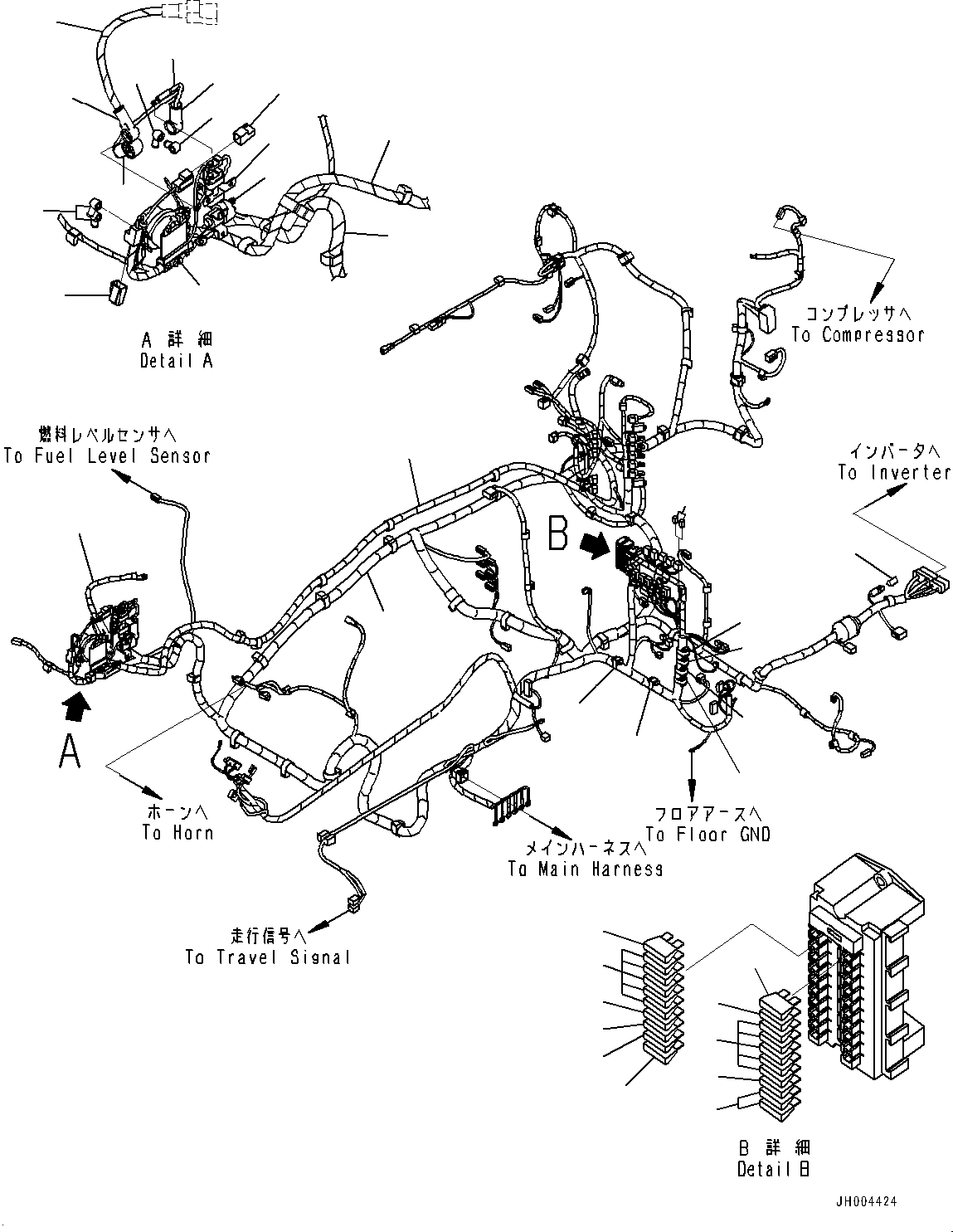 Жгут проводов 205-06-32110 KOMATSU