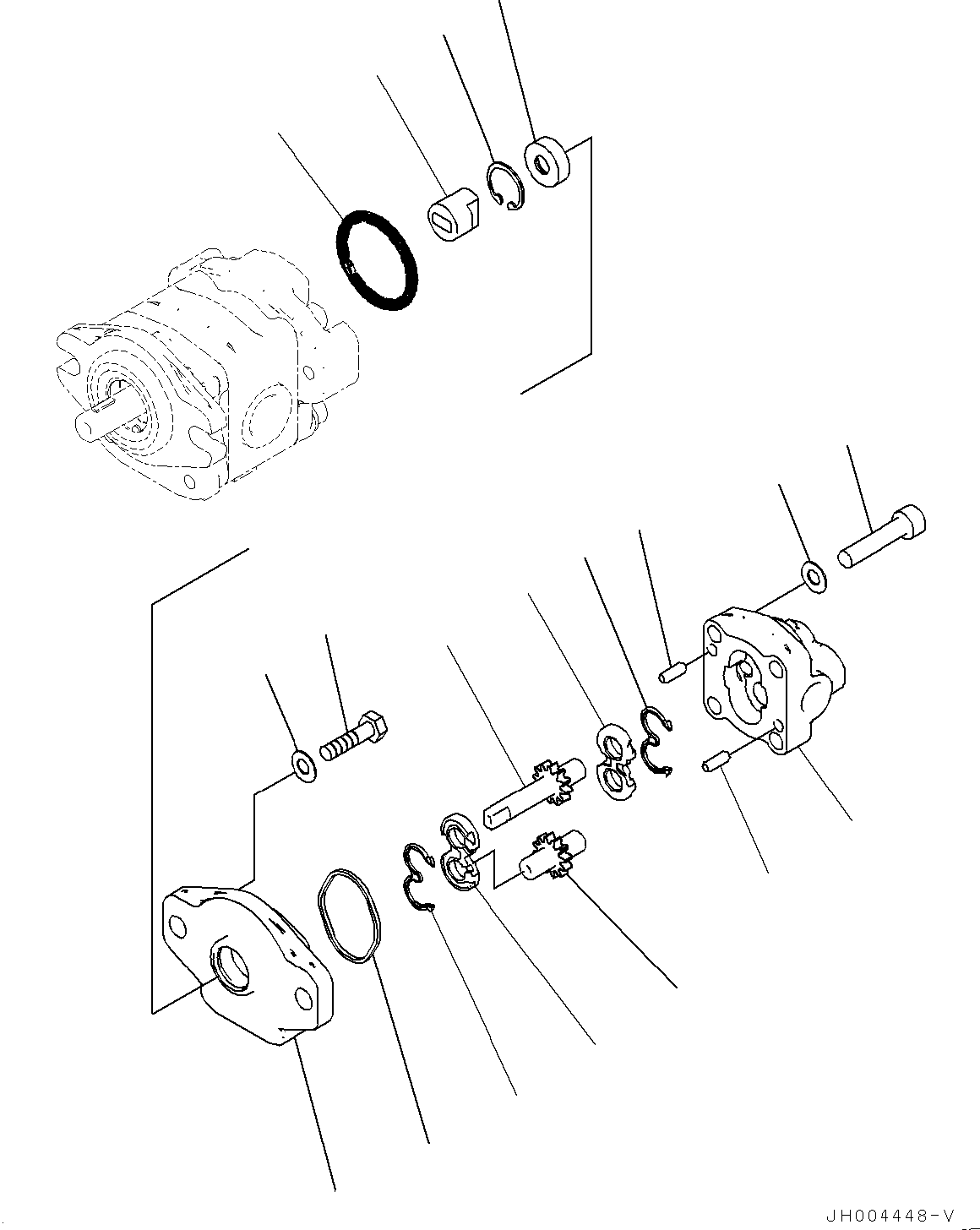Насос в сборе 705-40-06540 KOMATSU