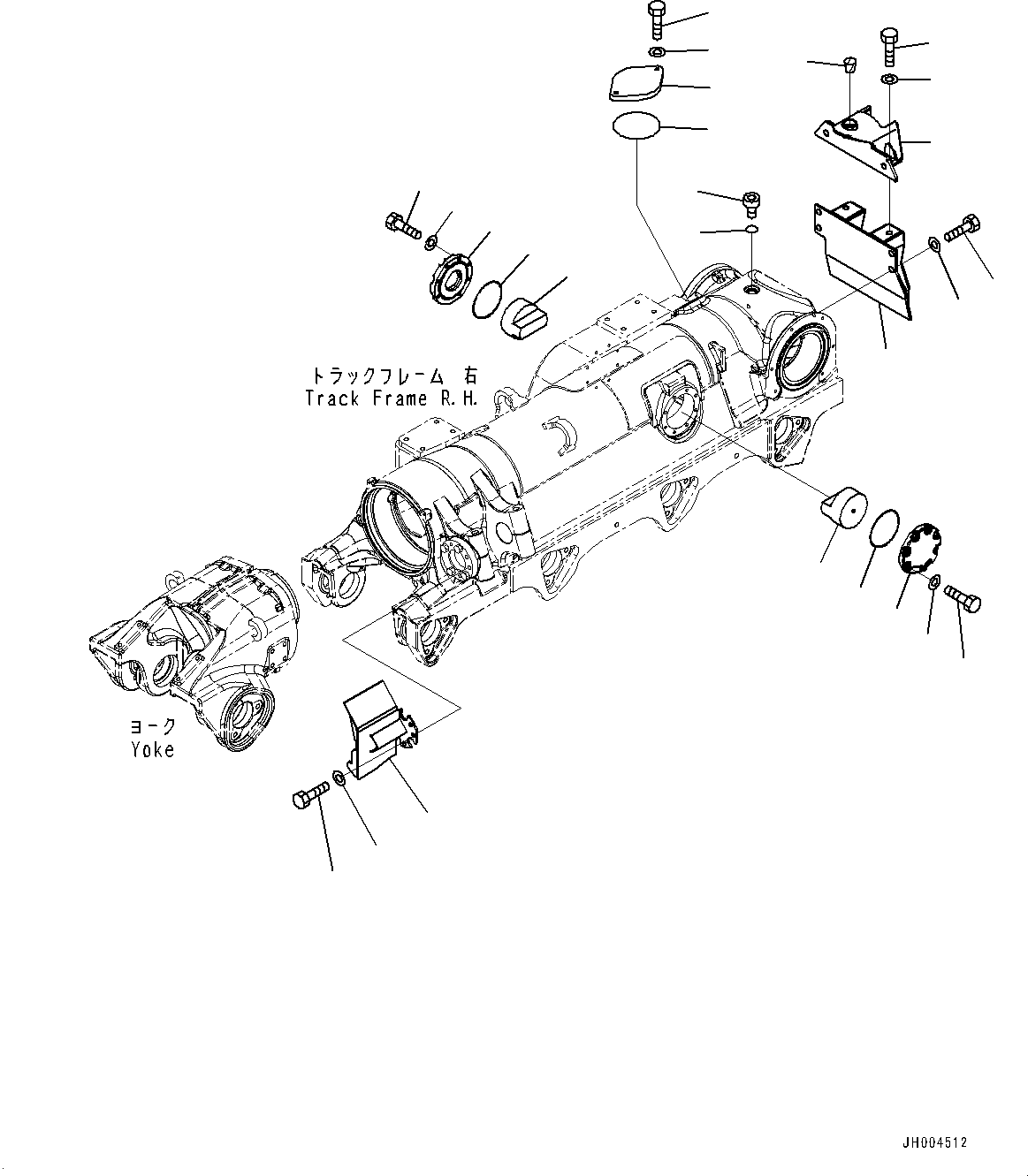 Крышка 198-30-69861 KOMATSU