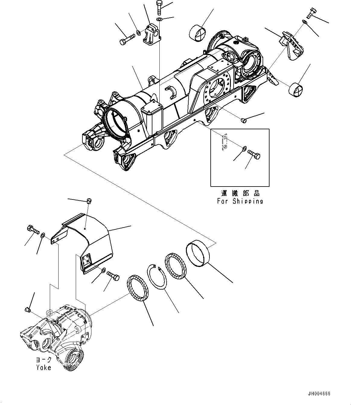Track Frame Assembly 198-30-01541 KOMATSU