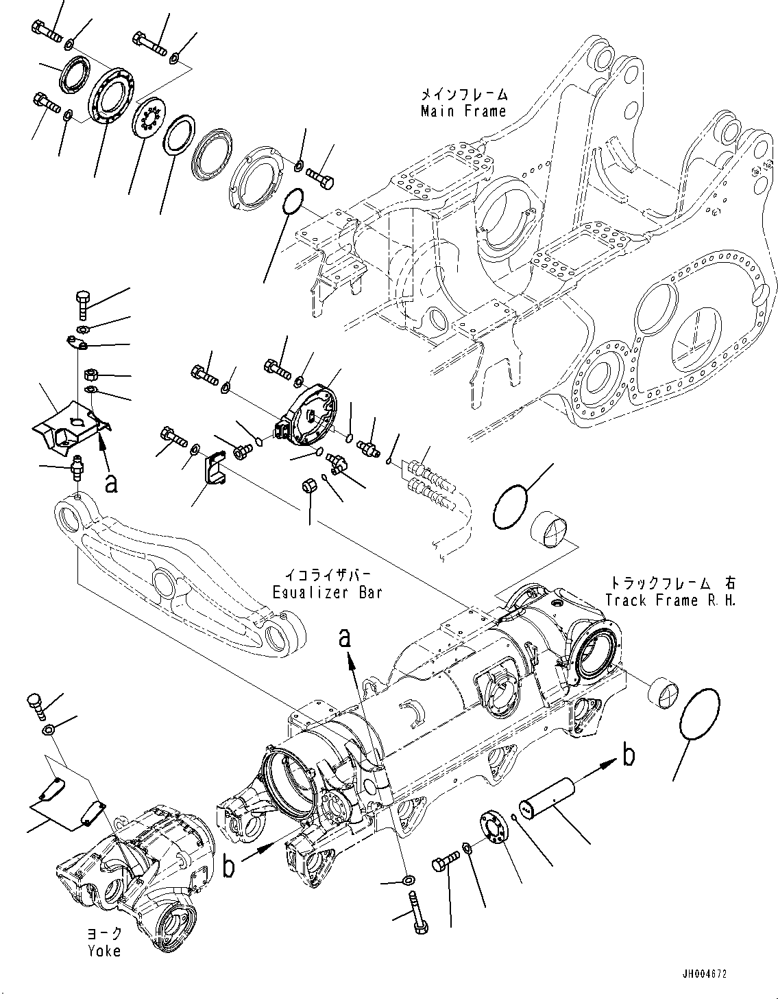 Hose(Blade Tilt Piping) (198-61-61532) KOMATSU