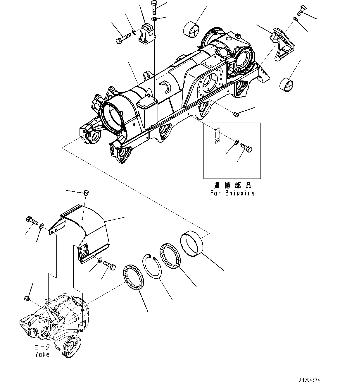 Track Frame Assembly 198-30-01511 KOMATSU
