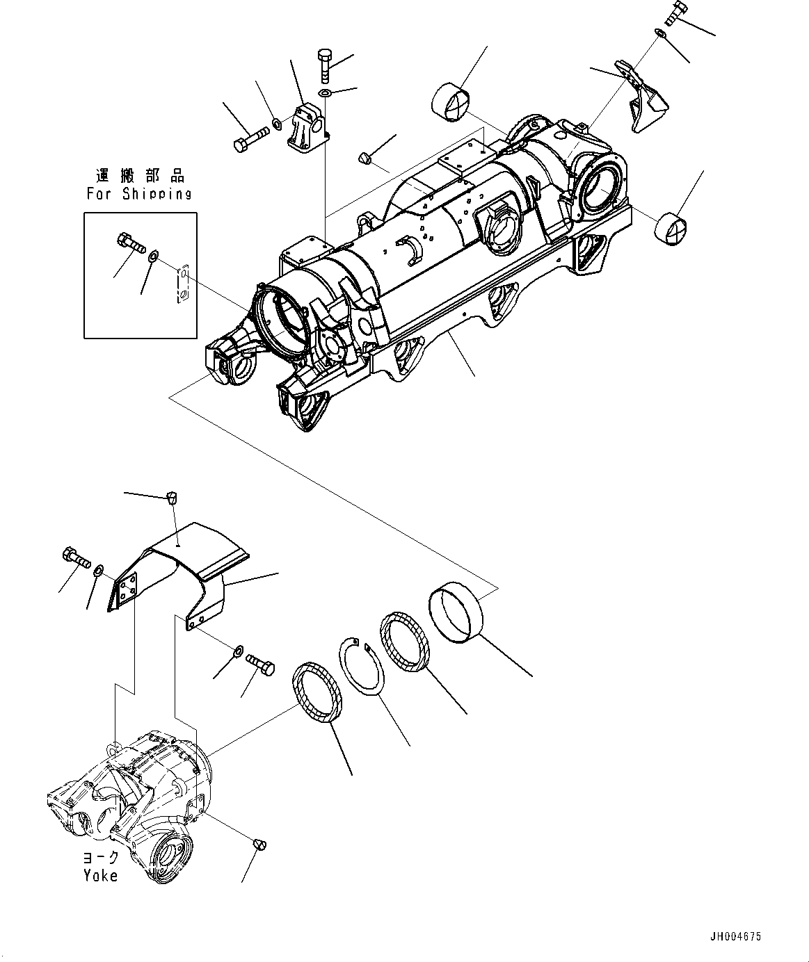 Track Frame Assembly 198-30-01521 KOMATSU