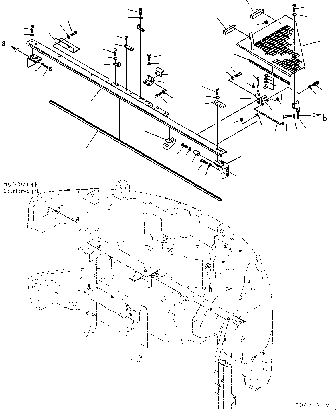 Кронштейн 22U-54-32591 KOMATSU