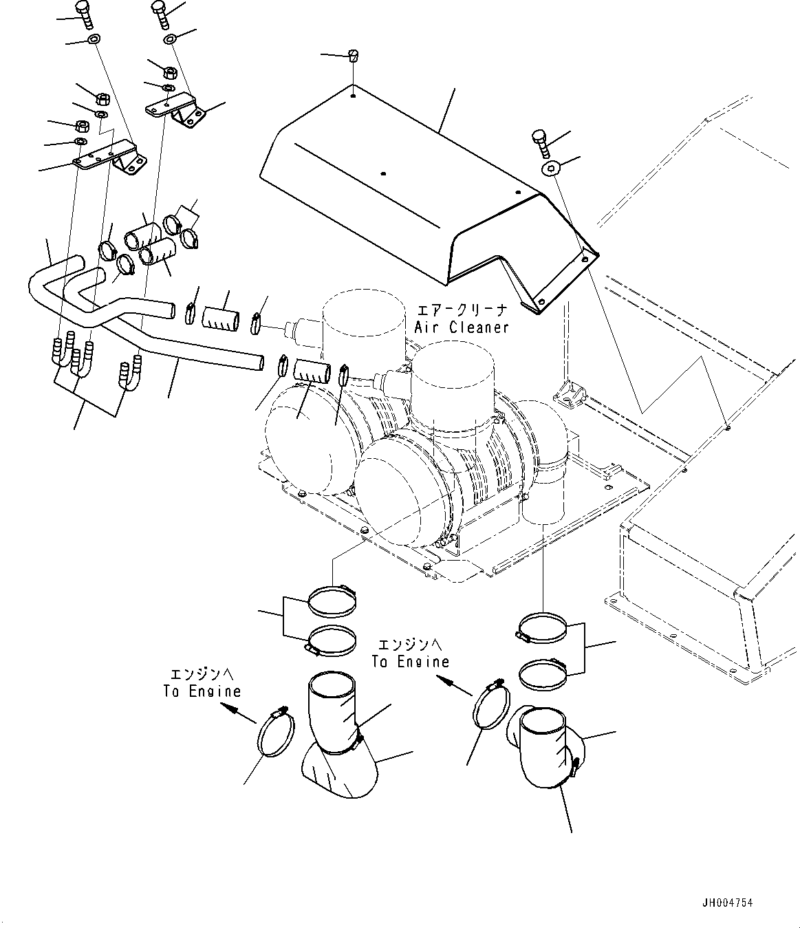 Шланг 21T-01-31231 KOMATSU