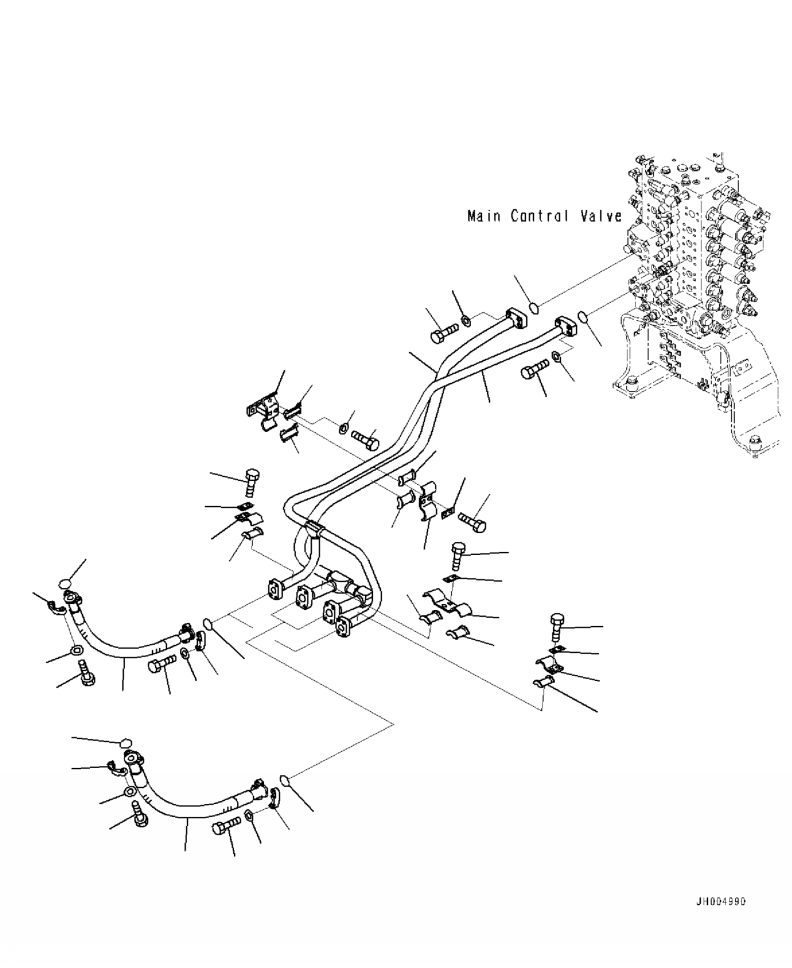 Шланг 206-62-36151 KOMATSU