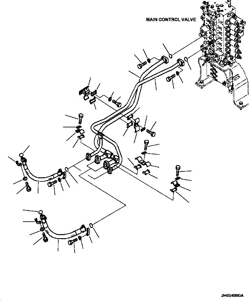 Шланг 206-958-A120 KOMATSU
