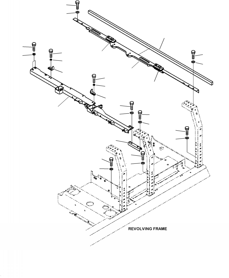 Петля сварная 2A5-54-15821 KOMATSU