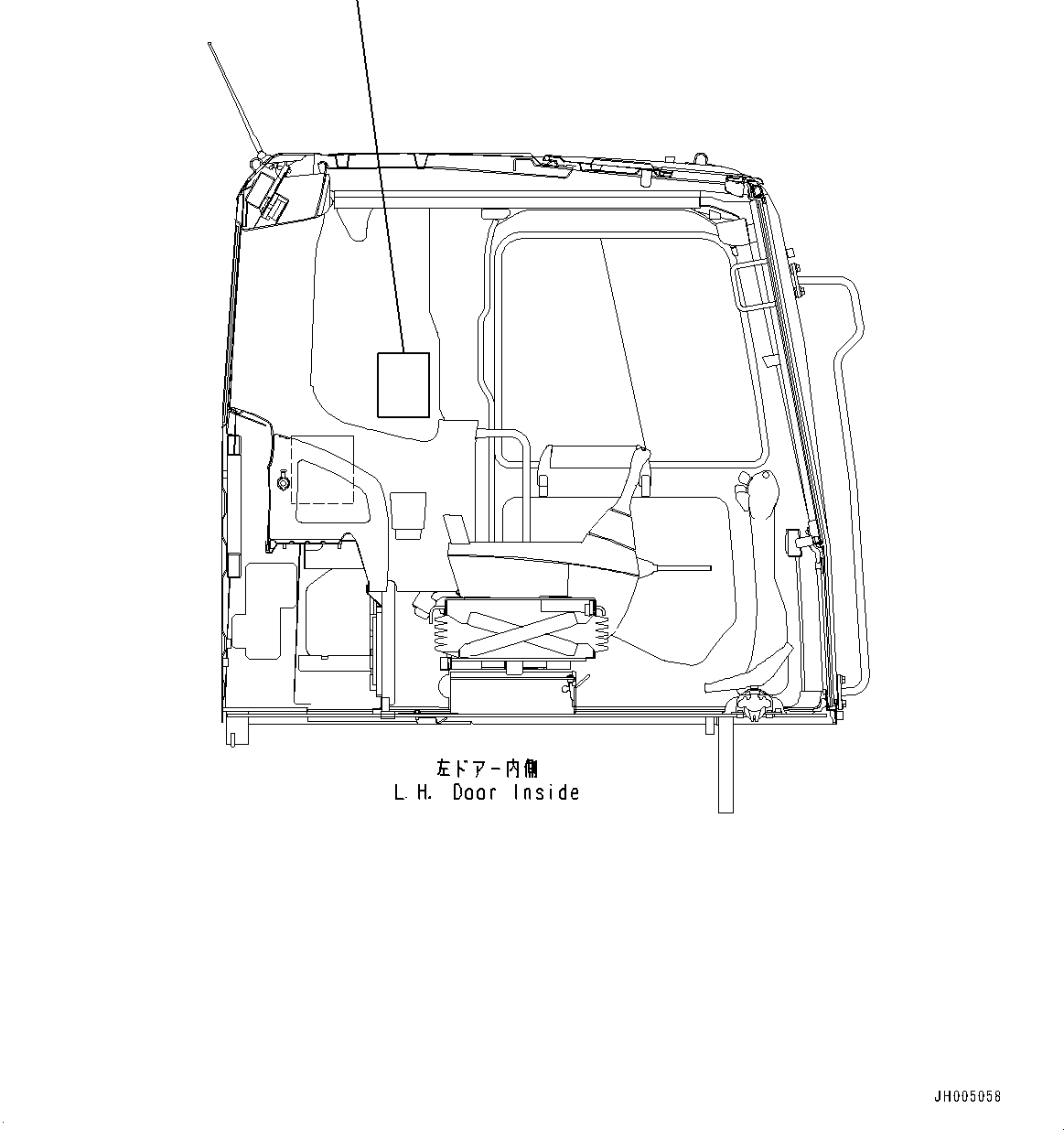 Lifting Capacity Chart 2A6-00-21160 KOMATSU
