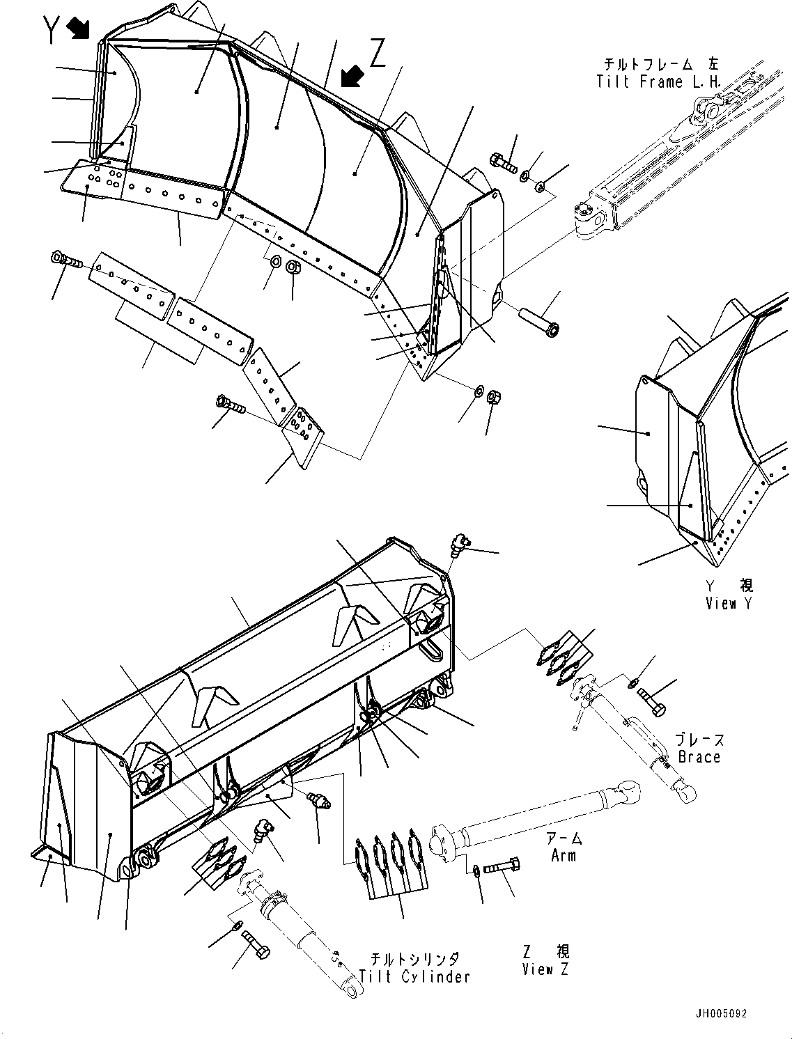 Пластина сварная 17A-72-42490 KOMATSU