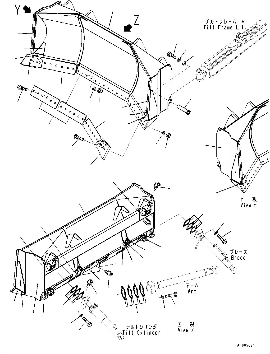 Щётка стеклоочистителя 17A-72-41113 KOMATSU