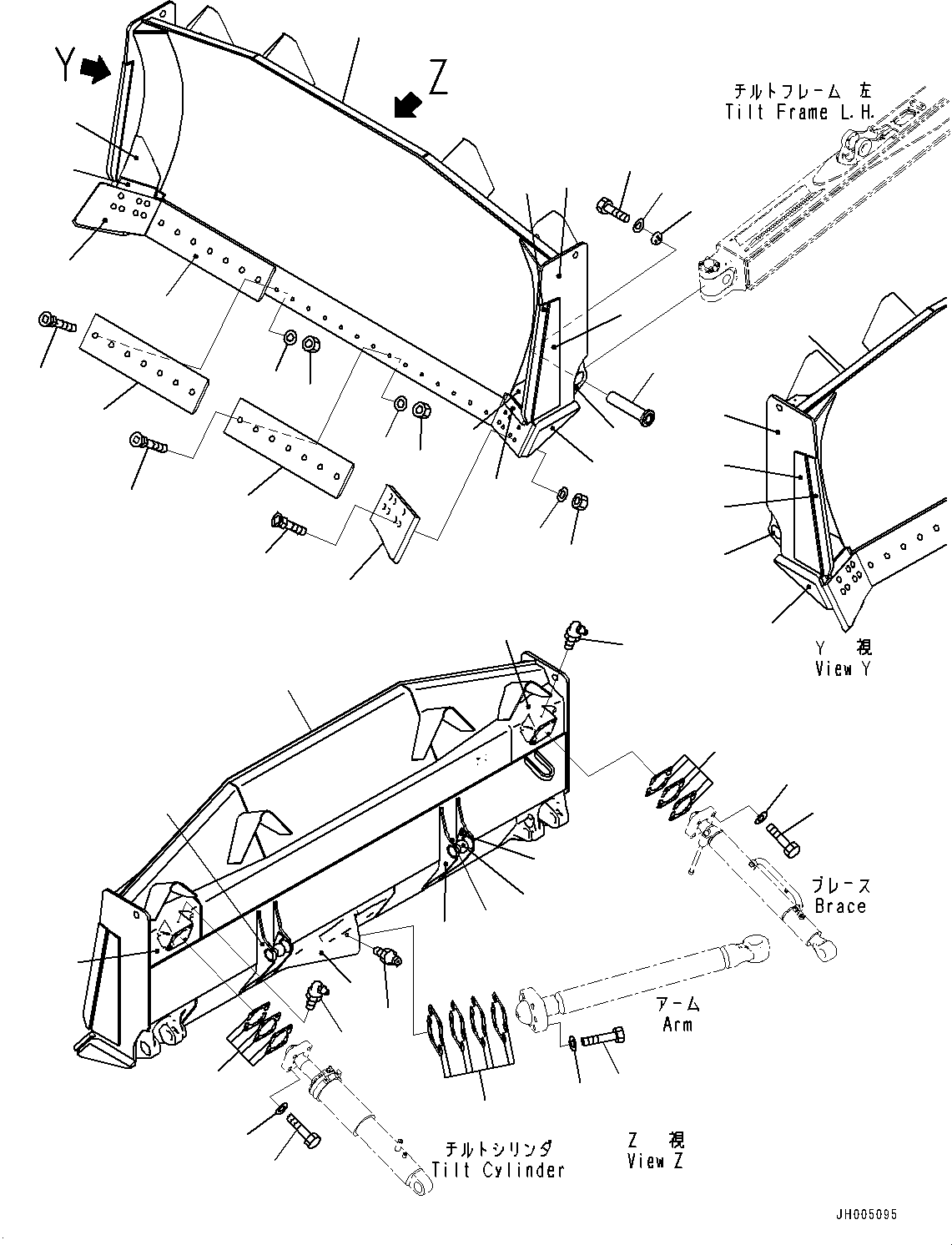 Щётка стеклоочистителя 17A-71-41113 KOMATSU