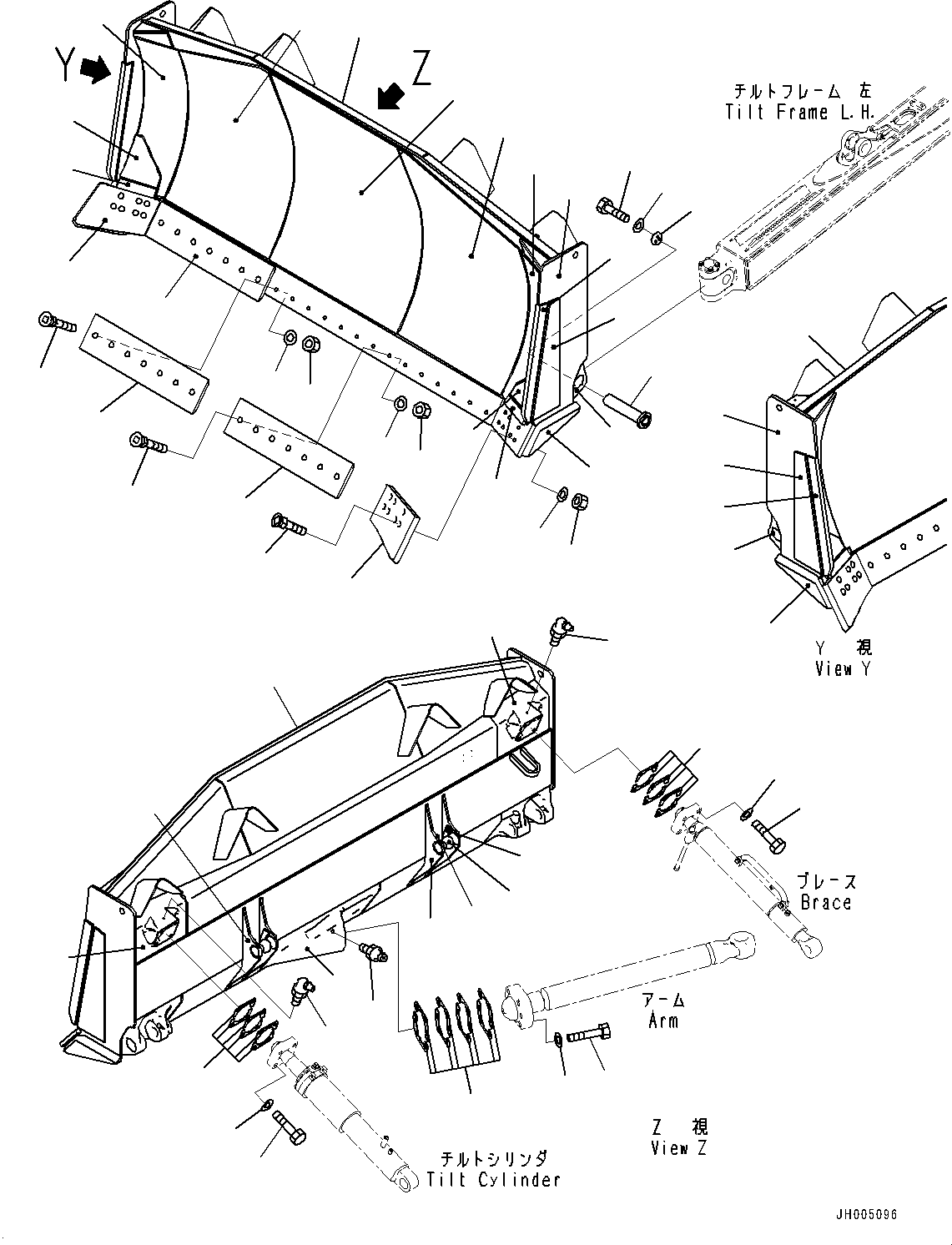 Щётка стеклоочистителя 17A-71-42113 KOMATSU