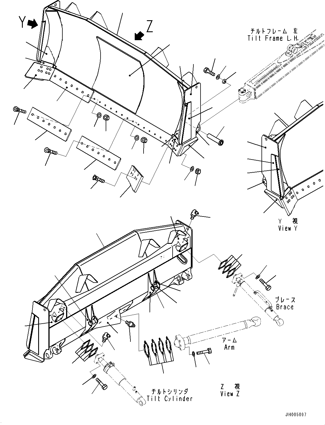 Щётка стеклоочистителя 17A-937-4112 KOMATSU