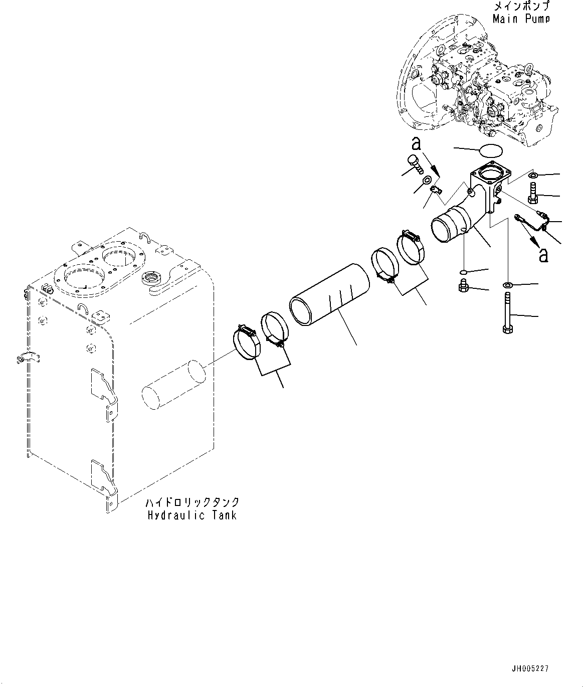 Трубка 207-62-42112 KOMATSU