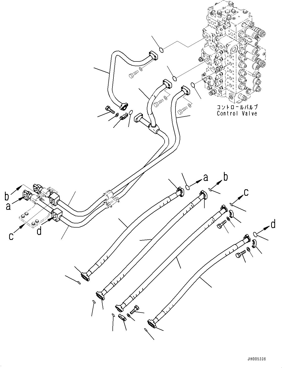 Шланг 207-62-U1180 KOMATSU