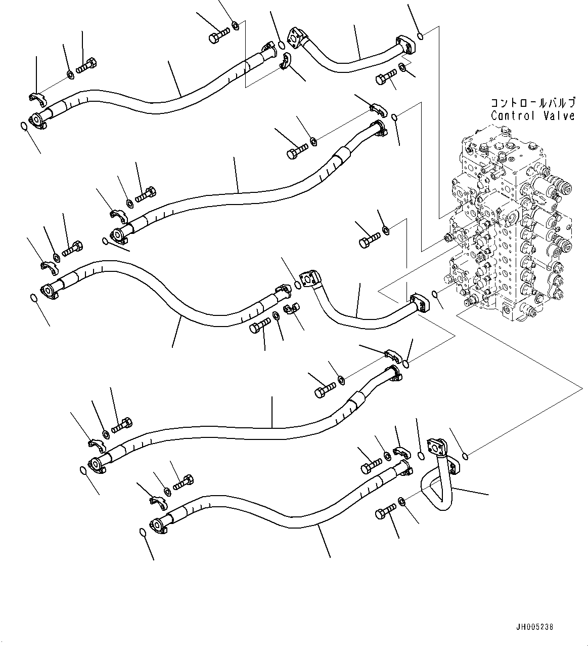 Шланг 207-62-41240 KOMATSU