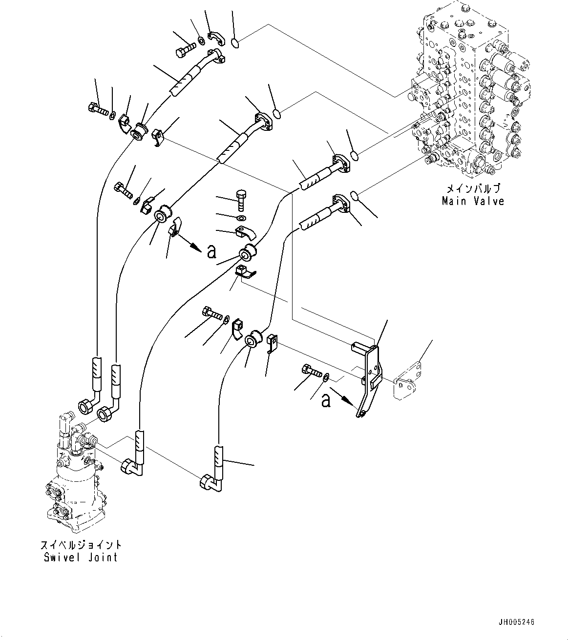 шланг 206-62-36382 KOMATSU