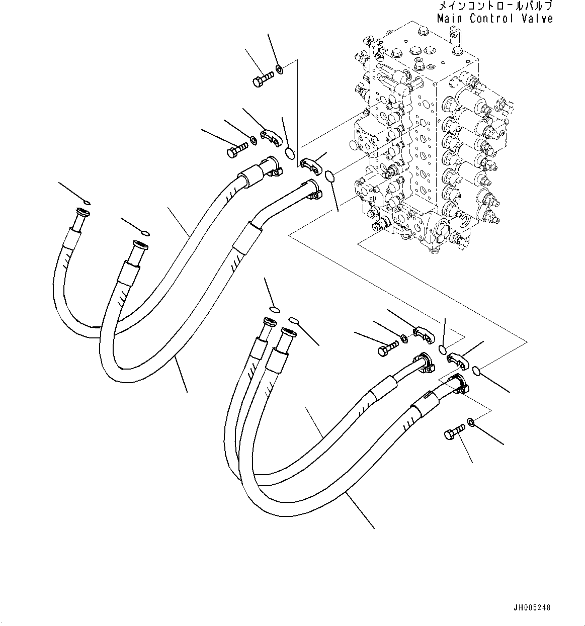 Шланг 2A5-62-14211 KOMATSU