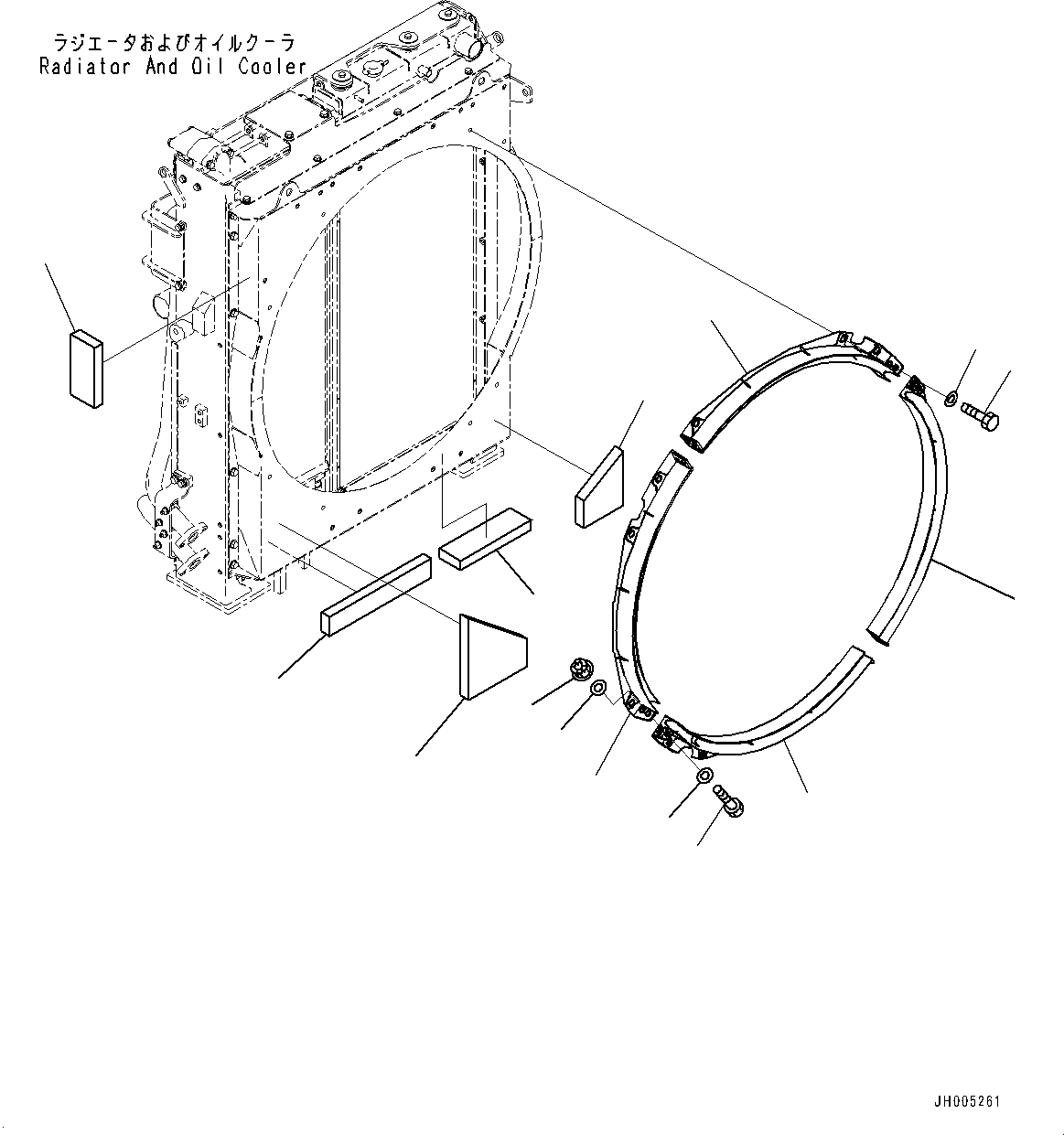 Shroud Assembly 208-03-41271 KOMATSU