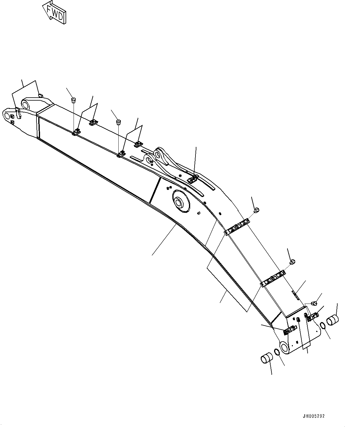 Boom Assembly 208-70-01150 KOMATSU