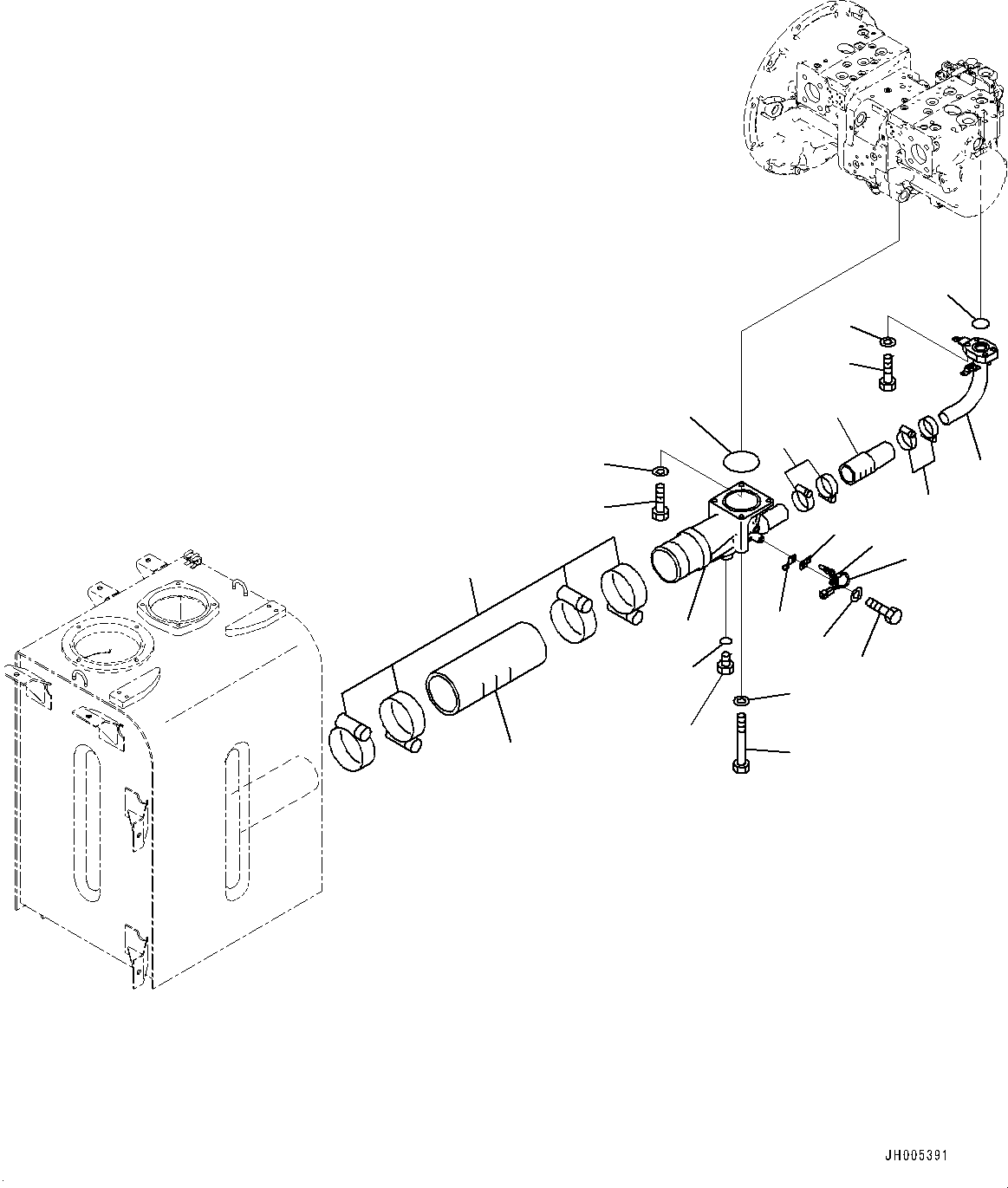 Шланг 208-62-41111 KOMATSU