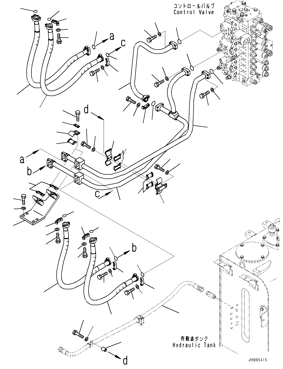 Трубка 208-62-44330 KOMATSU