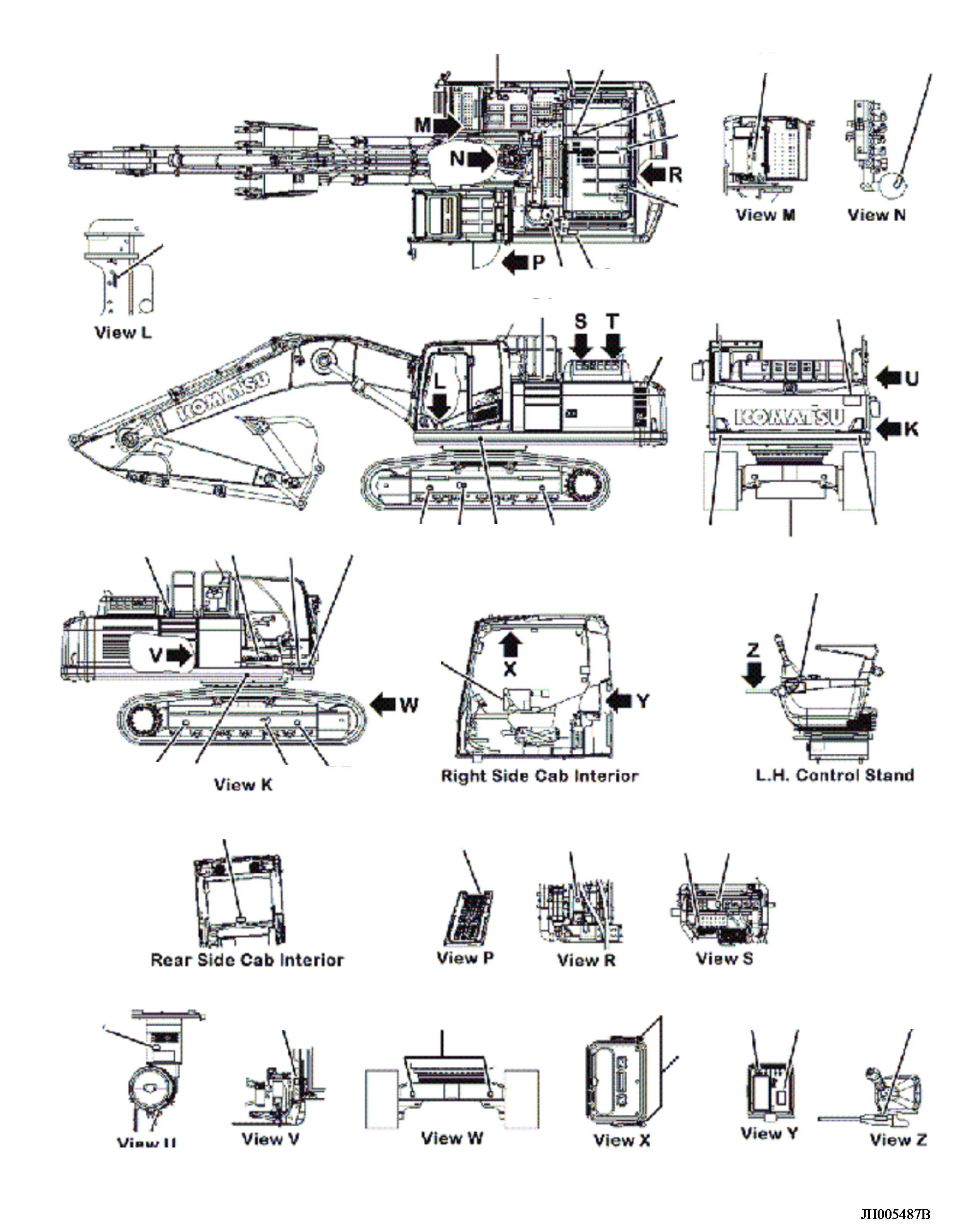 Табличка 09601-15040 KOMATSU