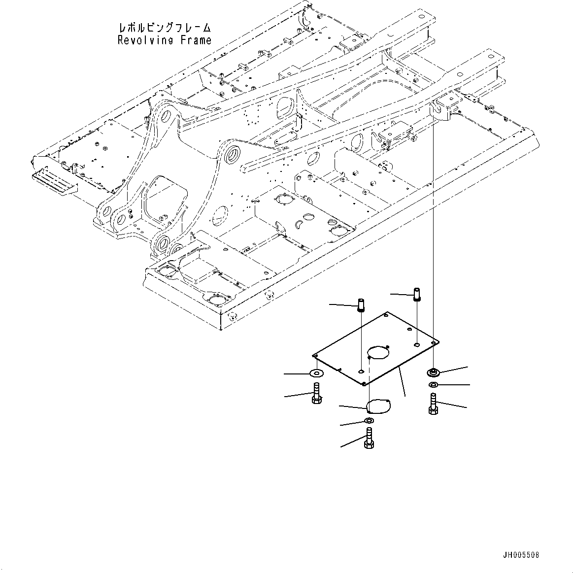 Крышка 208-54-A1130 KOMATSU