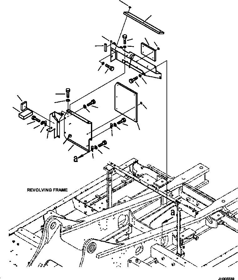 Крышка 208-54-42411 KOMATSU