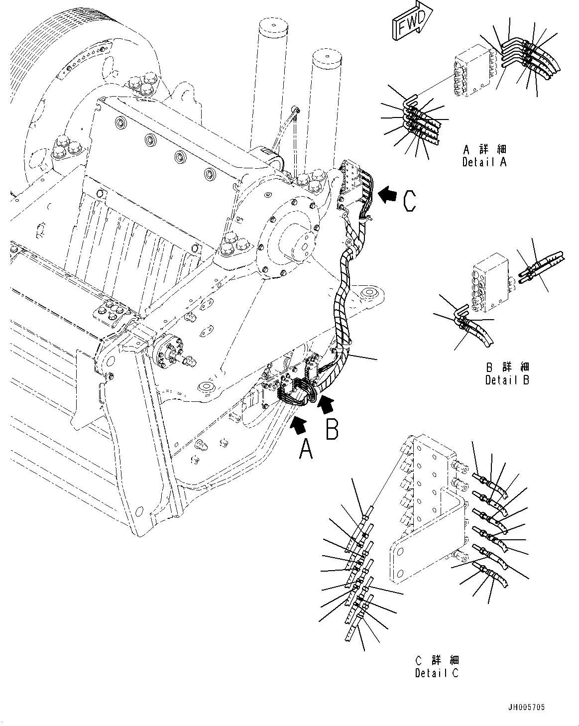 Шланг 8240-70-9470 KOMATSU