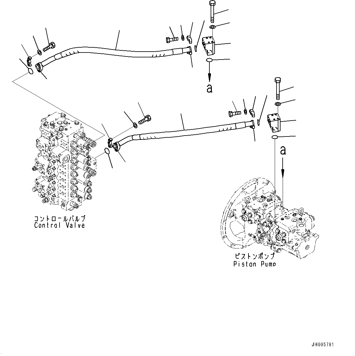 Шланг 207-62-21640 KOMATSU