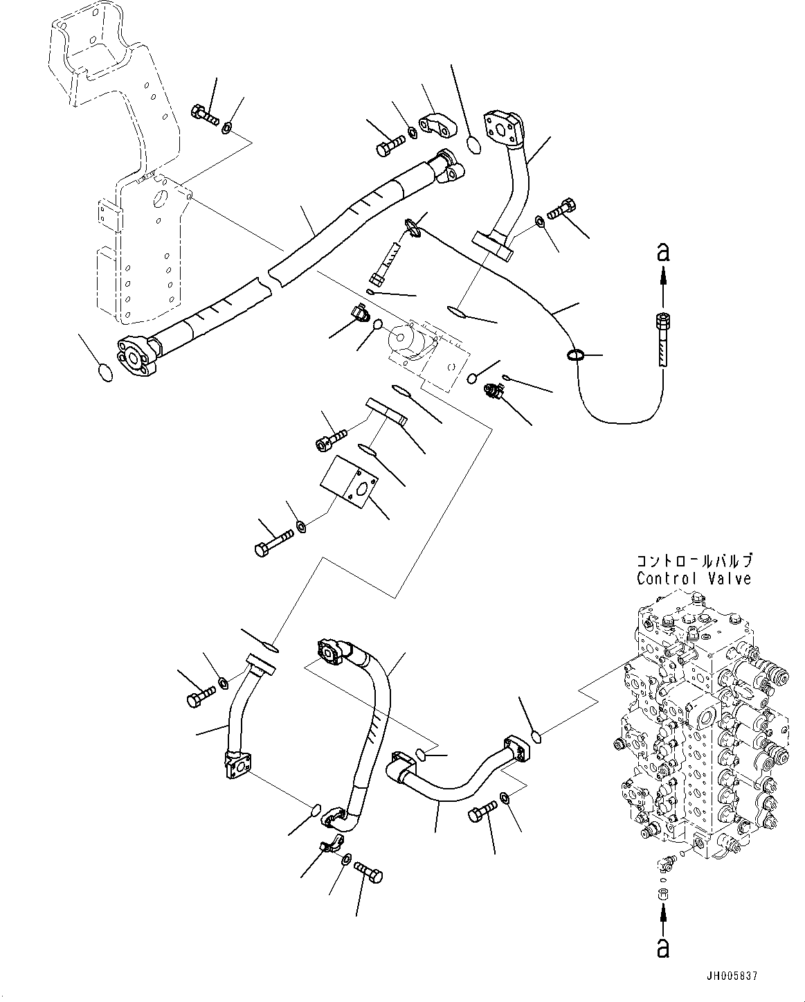 Трубка 207-62-41891 KOMATSU