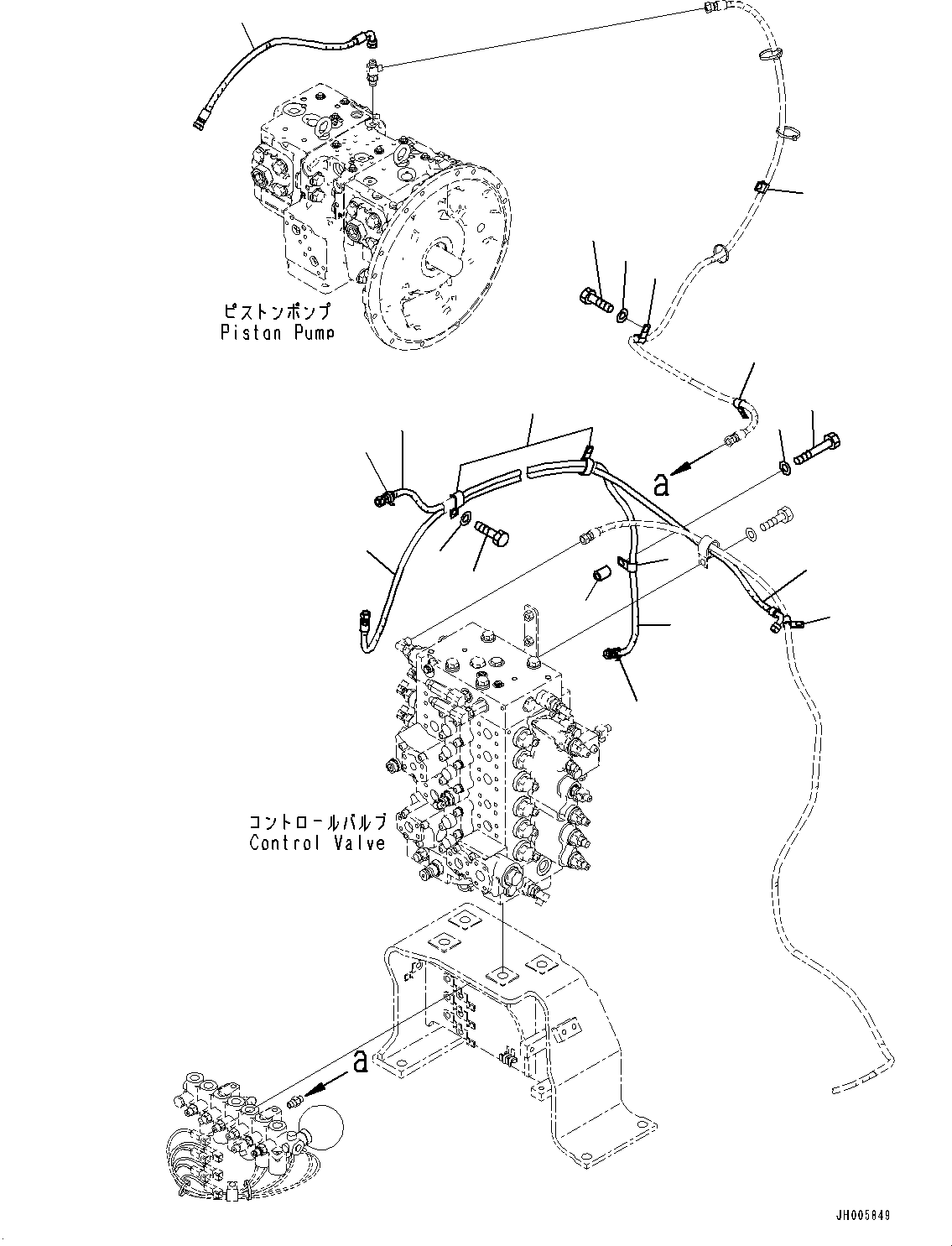 Шланг 2A5-62-13791 KOMATSU
