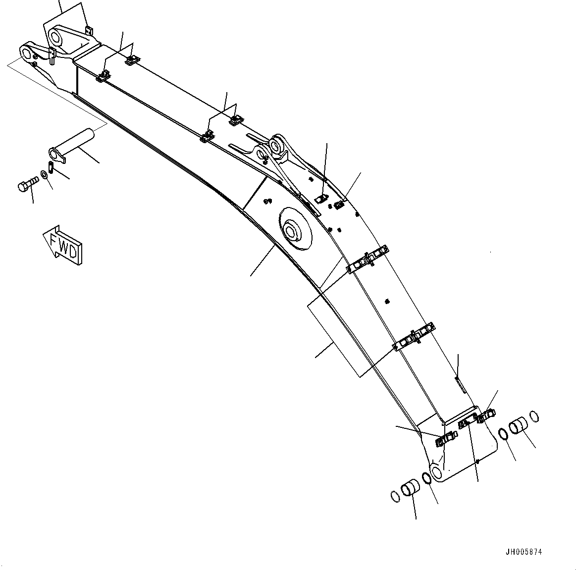 Boom Assembly 207-70-01190 KOMATSU
