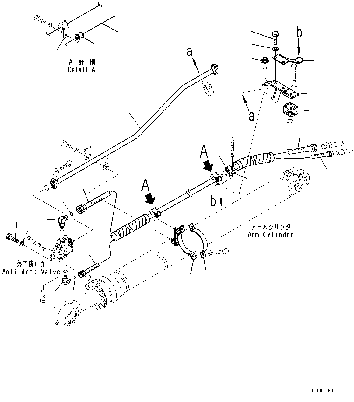 Шланг 22U-62-31991 KOMATSU
