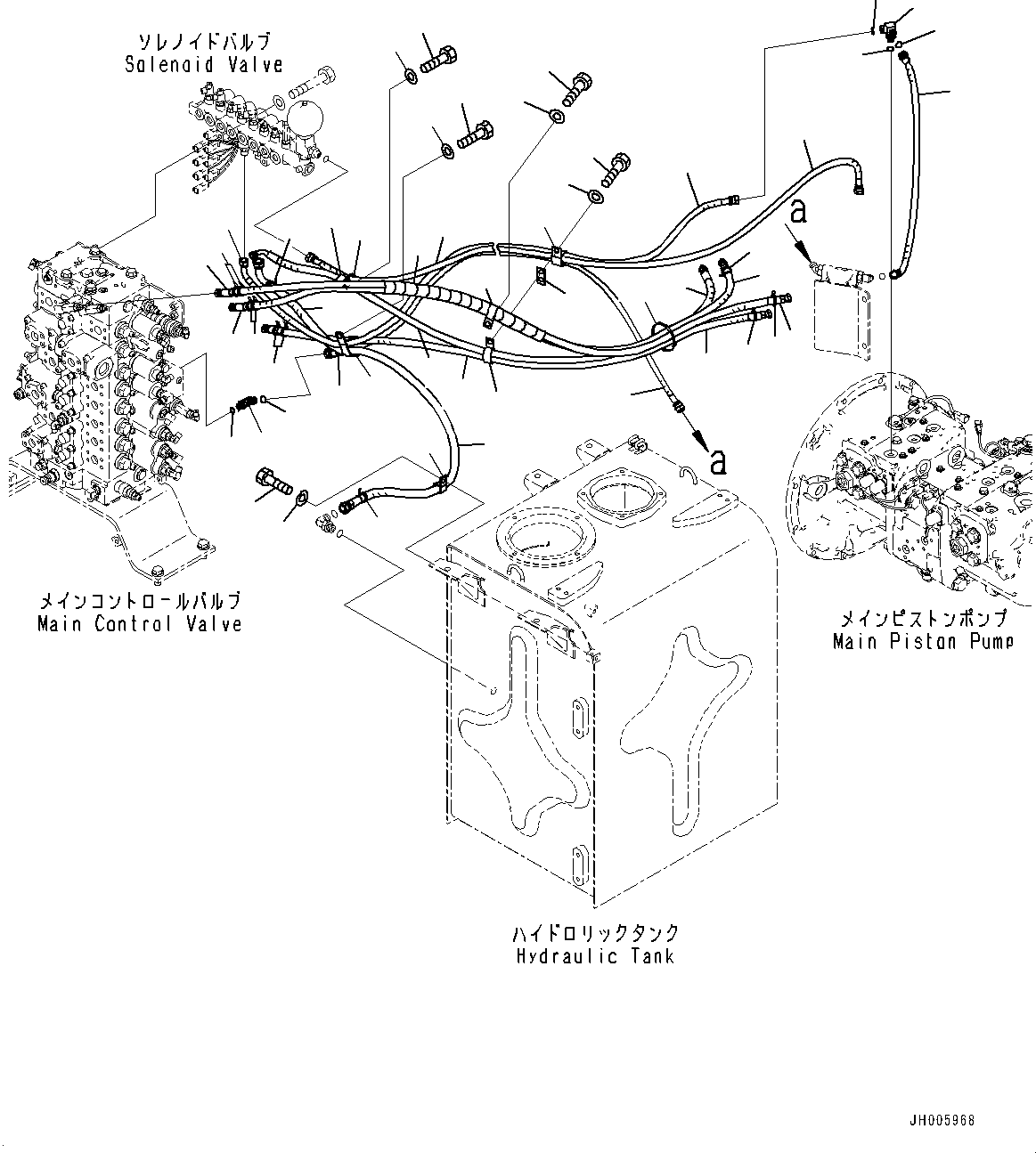 Шланг 208-62-41372 KOMATSU