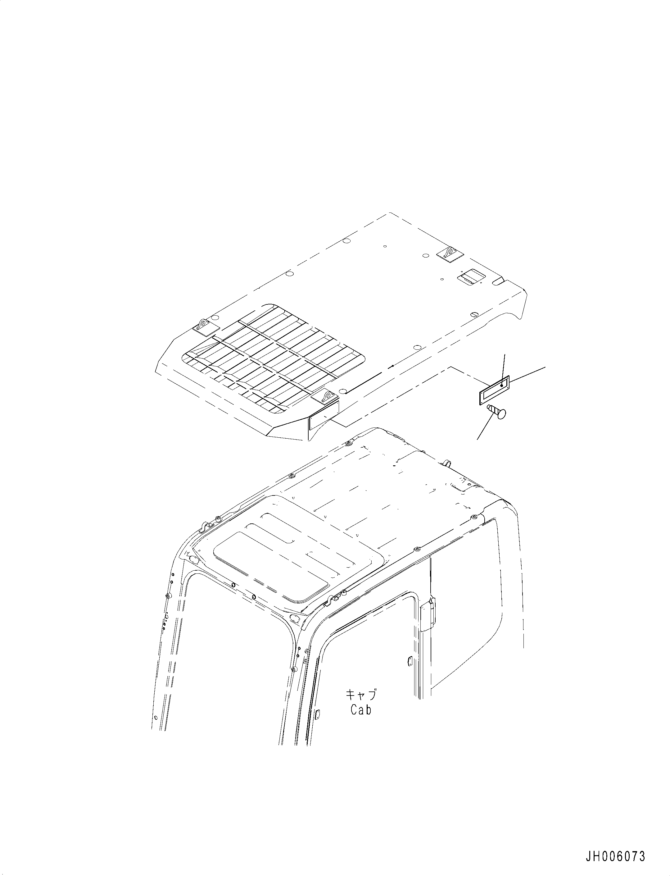 Plate, Name, Top Guard (Limited Supply) (09620-L2001) KOMATSU