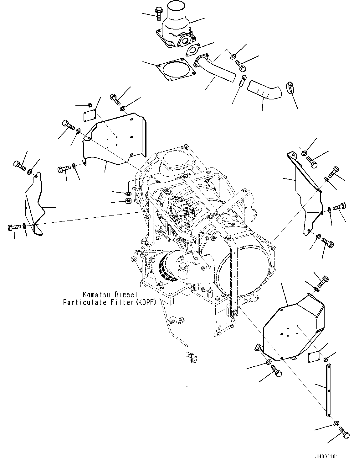 Шланг 17A-01-51151 KOMATSU